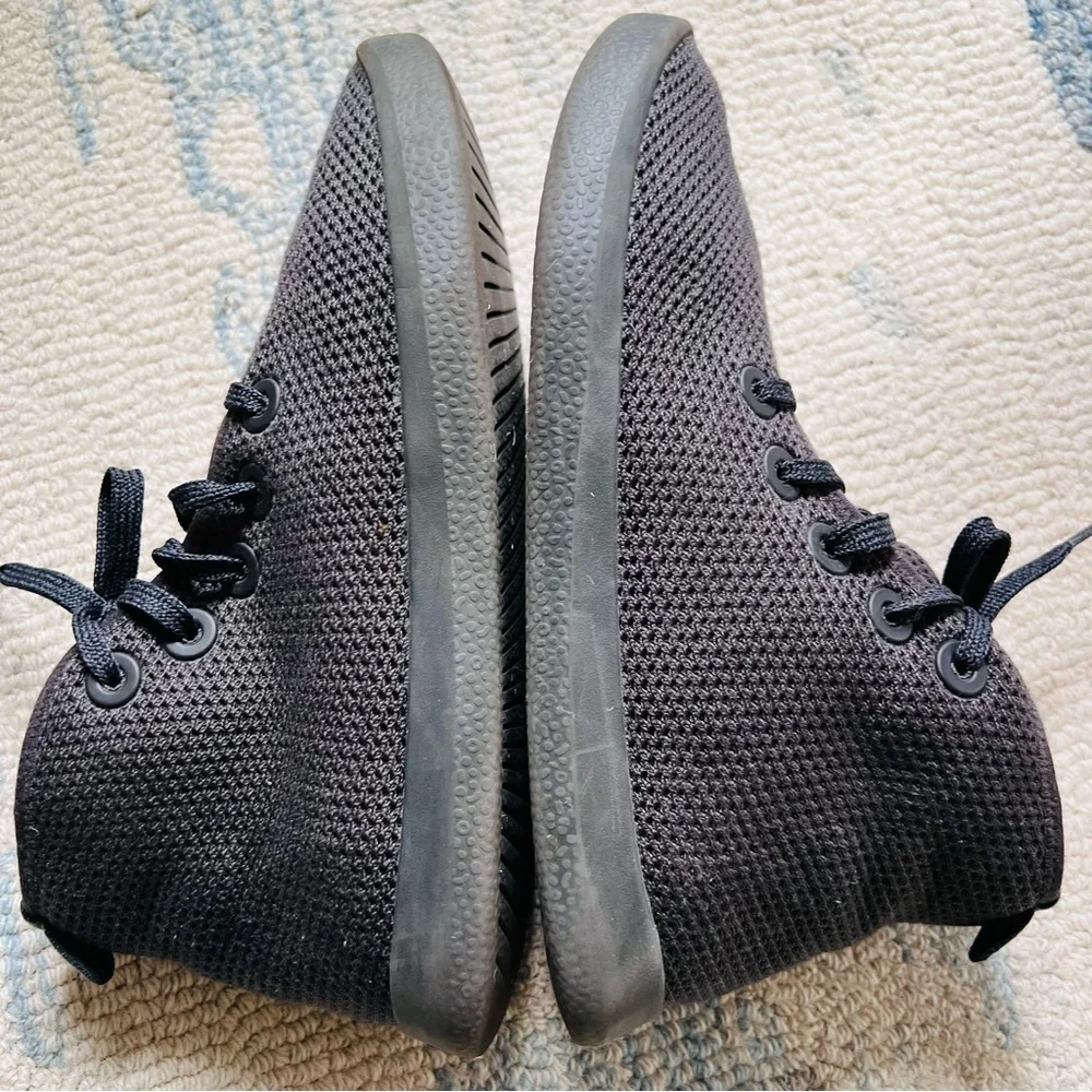 ALLBIRDS WOMENS TREE TOPPERS HIGH TOP SNEAKERS DARK GRAY SIZE 8